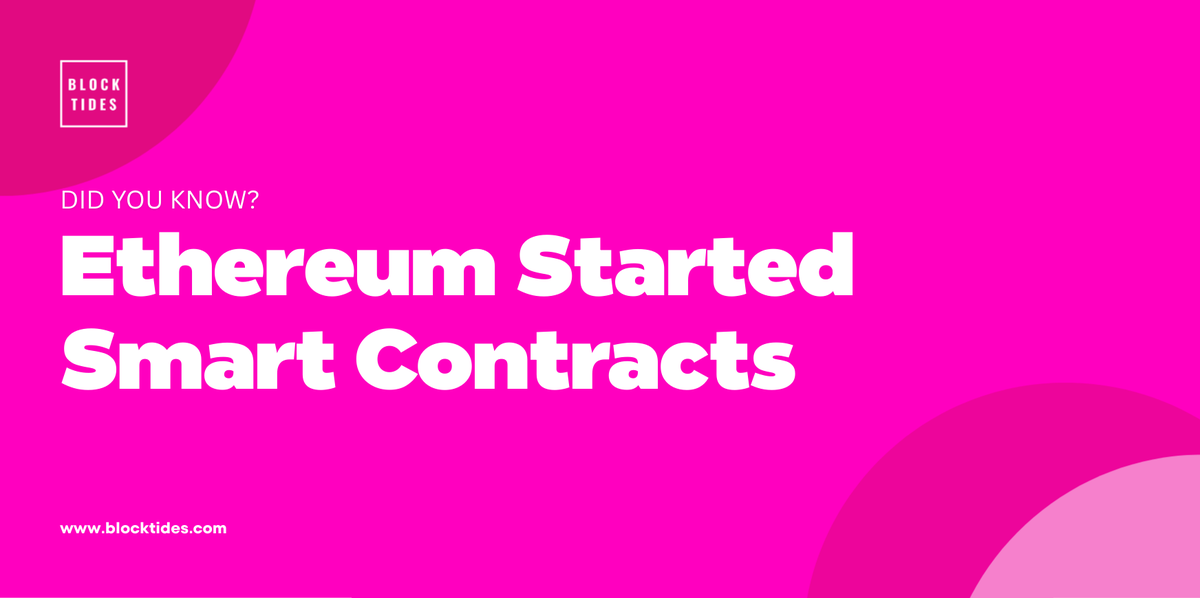 blocktides's tweet photo. 💡 𝗙𝘂𝗻 𝗙𝗮𝗰𝘁

Ethereum’s first block was mined in 2015 — built to make “code” programmable money.

Smart contracts didn’t just change crypto. They changed coordination.

🔽 Follow us:
https://t.co/5dNhmoGk90

#BlockTides #Ethereum #Web3Basics https://t.co/MmUgKgElxf