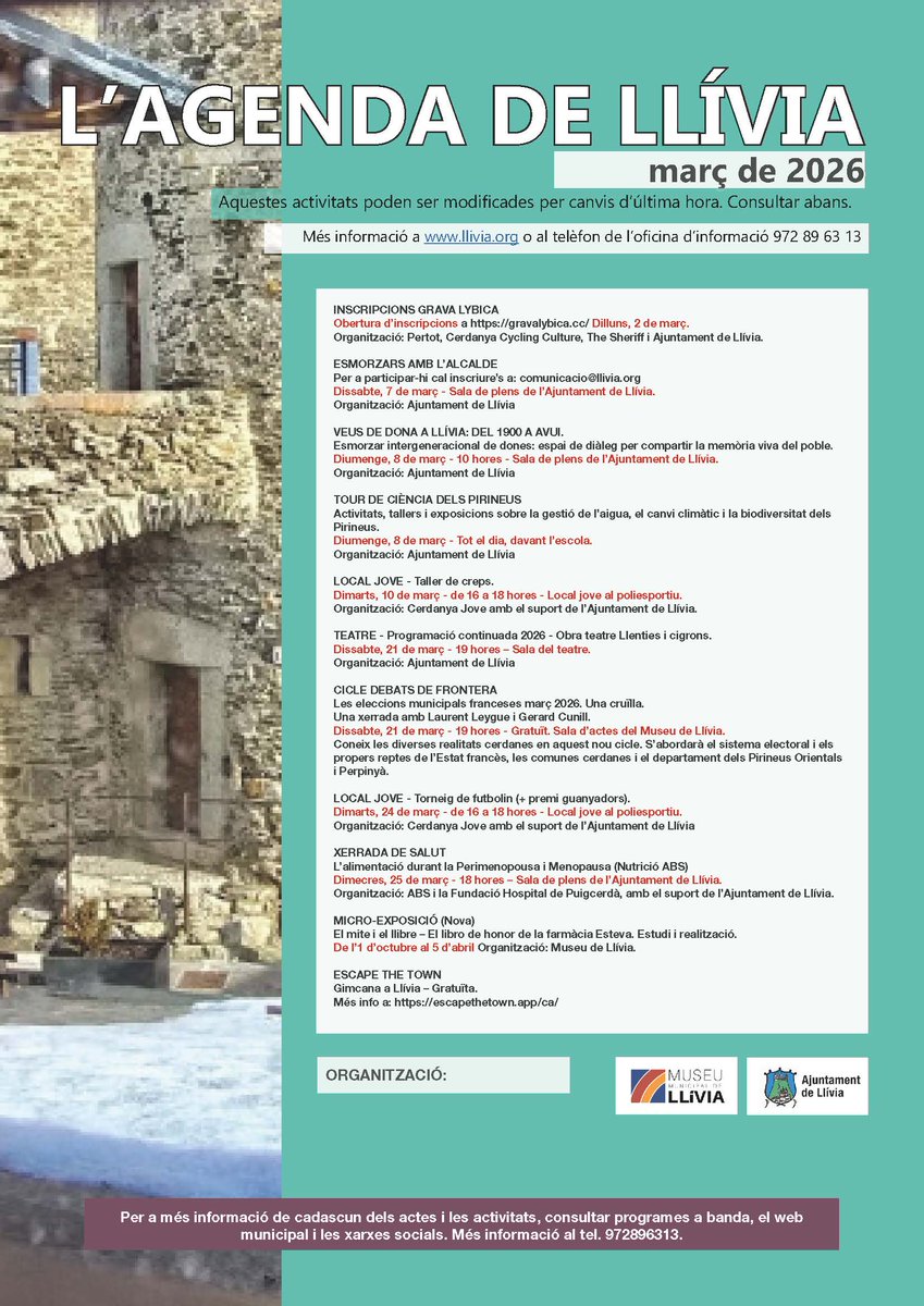 ajuntament de llívia tweet media