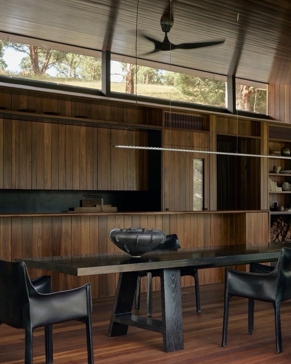 Howqua River Lodge, an off-grid architectural project located in the Victorian Alps of Australia.