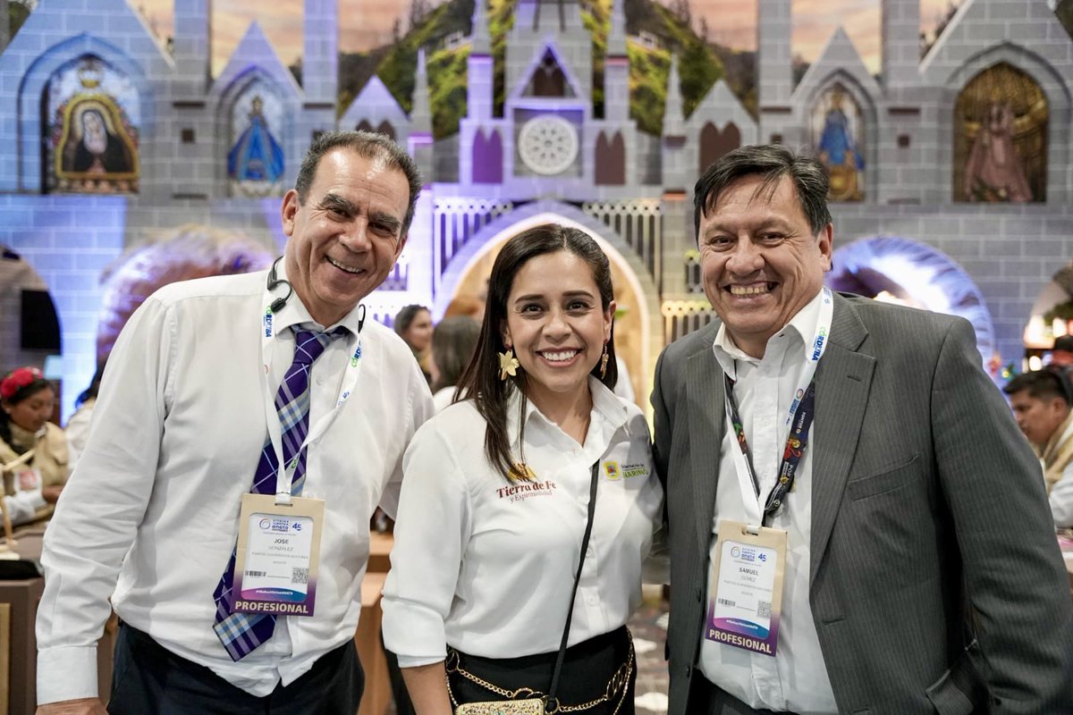 LuisAlfonsoEsc's tweet photo. 📸 ¡Así se vive la presencia de #Nariño en #ANATO2026!

Nuestro stand ha recibido a visitantes, empresarios y líderes de distintos sectores, que coinciden en reconocer el potencial de #Nari��o, tierra de fe y espiritualidad, como una iniciativa que convoca al territorio alrededor del turismo y la paz.

🔗 Mira la galería completa aquí: https://t.co/gTeIUMlLo8