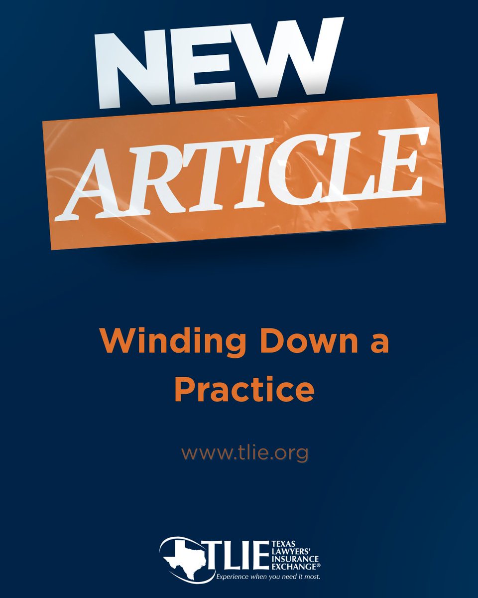 Texas Lawyers' Insurance Exchange tweet media