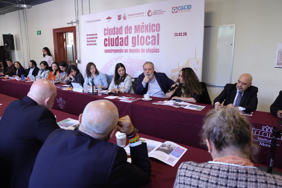 InternacCDMX's tweet image. En colaboración con el @institutomora  y @CGCID_oficial, se celebró el foro “Ciudad de México, ciudad glocal: construyendo un mundo de utopías”, en el marco de la consulta del Plan General de Desarrollo de la Ciudad de México #PGD