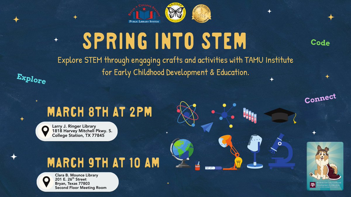 Bryan + College Station Public Library System tweet media