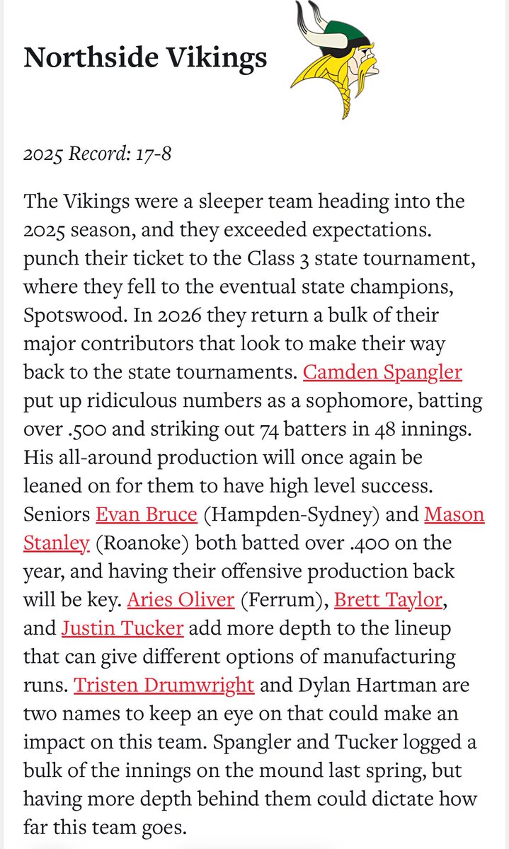 NorthsideBaseb2's tweet photo. Vikings are ready to roll this year. https://t.co/2Pi9VpkgLt
