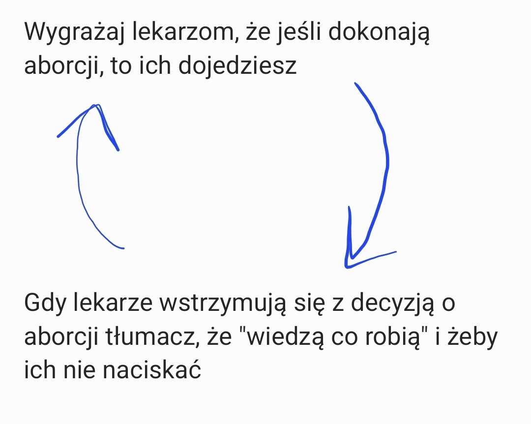 Pamiętajcie, nie można naciskać na lekarzy, lekarze wiedzą co robią.