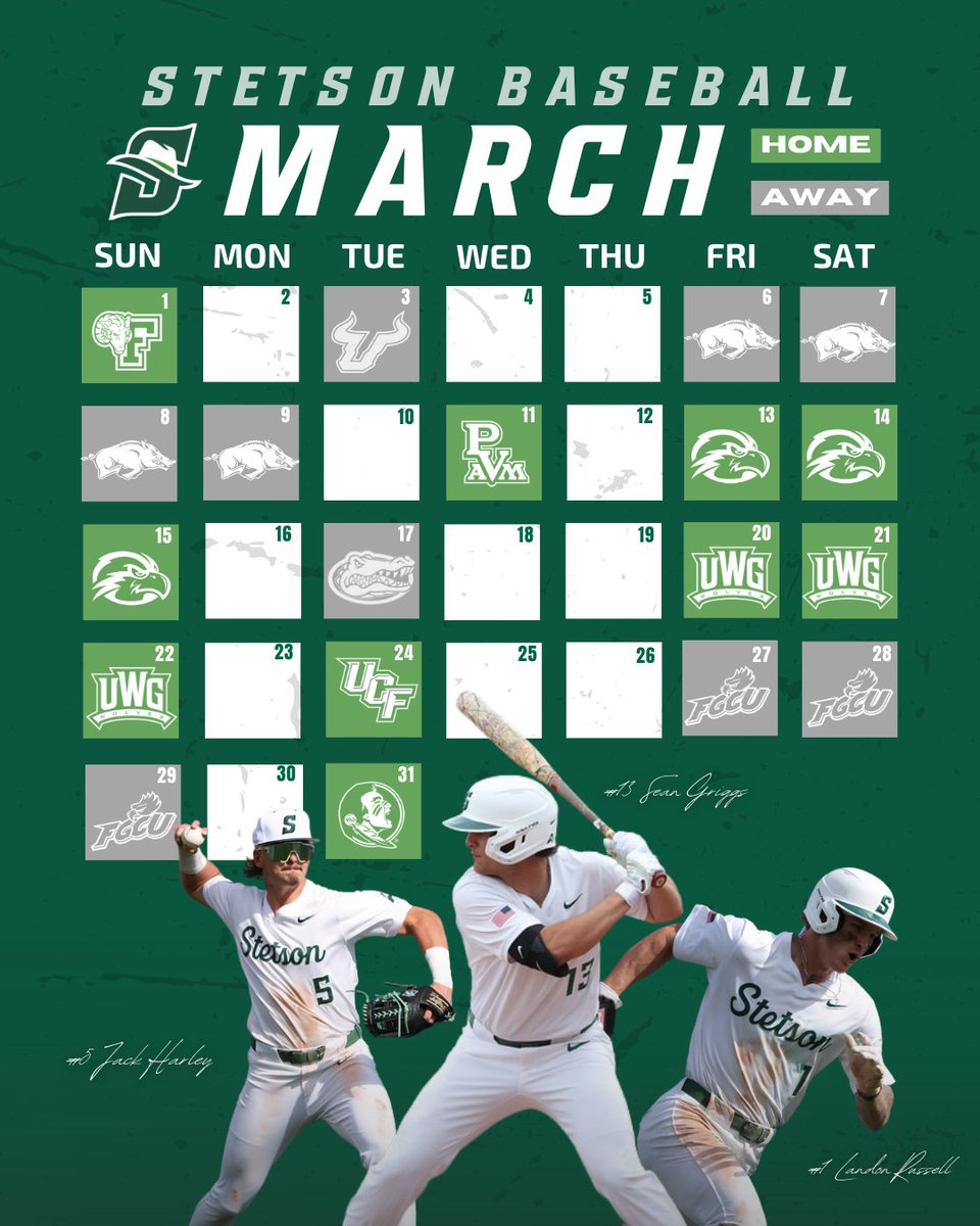 Stetson Baseball tweet media