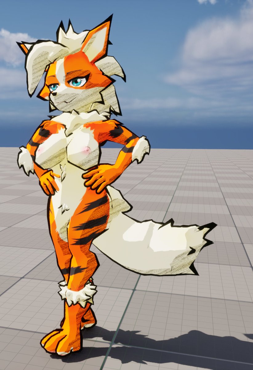 Farionelle's tweet photo. Arcanine girl!
Rigged
Unlit and UE stylized material

 #furry #3D #Arcanine #lowpoly #furryart #pokemon #animation #r18 #yiff #turntable #ケモノ #メスケモ https://t.co/ic9RZMhHc2