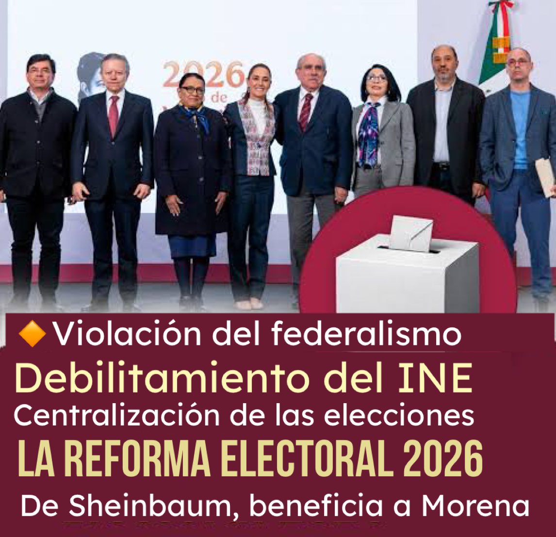 Funesta's tweet photo. Cuando no tenían el poder y acusaban fraude electoral si perdían   //   Cuando llegaron al poder para institucionalizar el fraude electoral. https://t.co/GSlRSss4ht