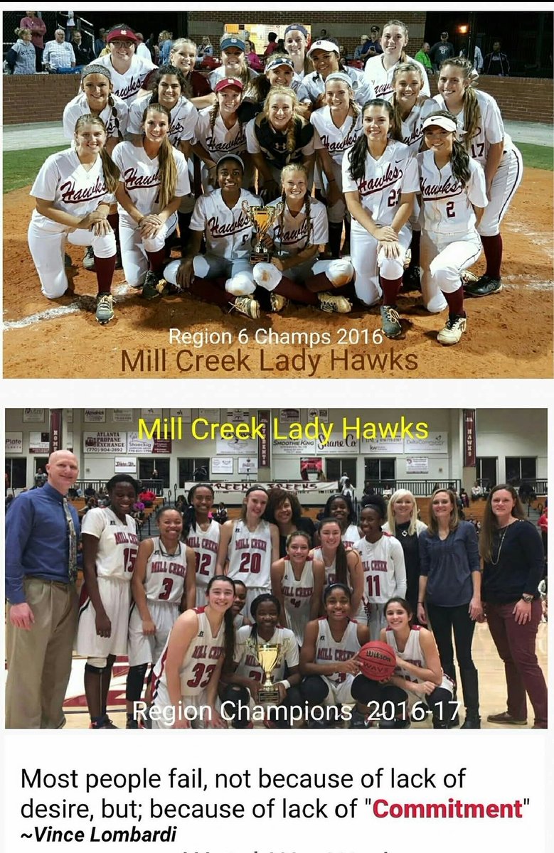 djwebbatlanta's tweet photo. The difference between GOOD and GREAT is.... "Commitment" 
My daughter @wynterwebb help lead her softball and basketball teams to region Championships her senior year at Millcreek high school in 2017. The amount of hard work she had to put in to stay prepared for 2 different sports plus stay ahead academically is why she's someone that I admire. Congratulations to all of the high school athletes currently competing and looking to play in college. Stay "Committed" to your craft!  Wynter was the reason for her Seasons. 
@HawksSB  @MillCreekGBB @OfficialGHSA