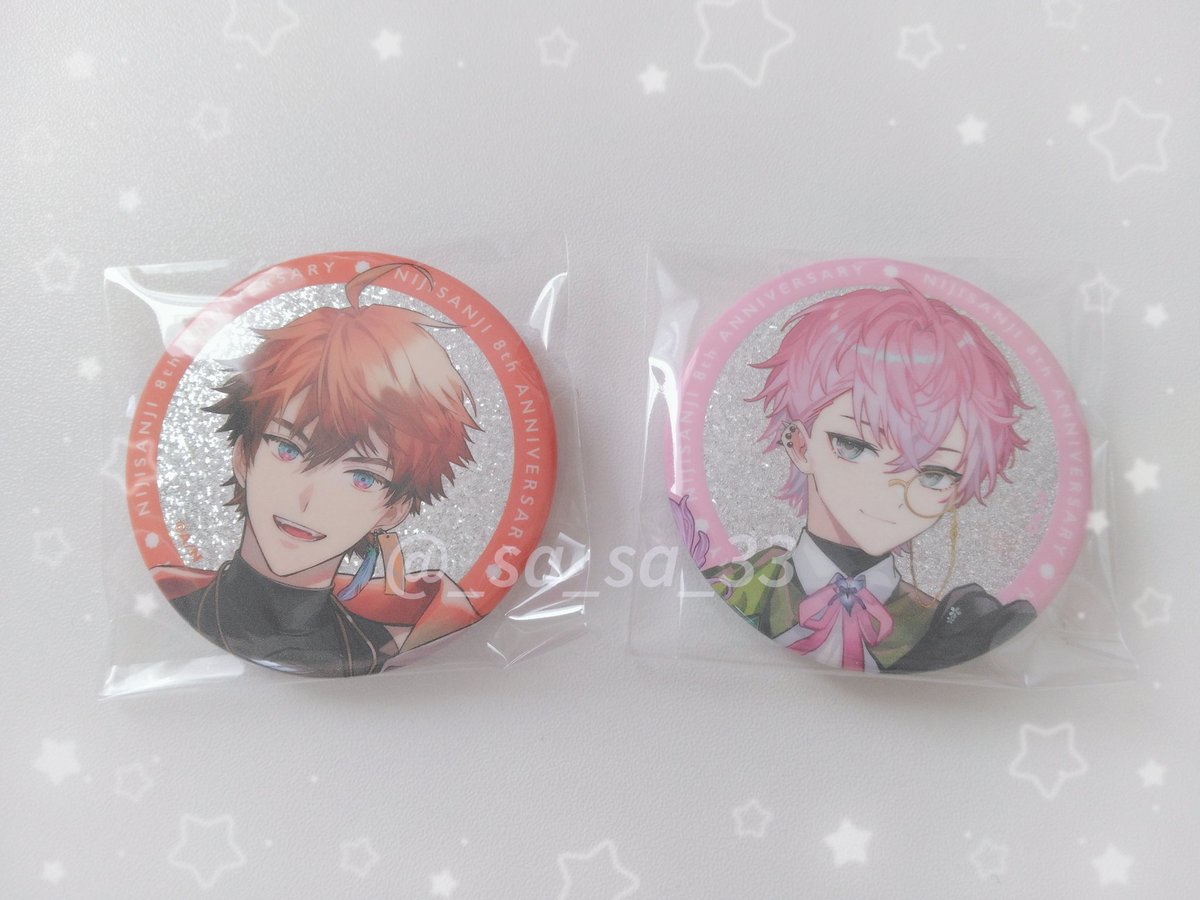 交換 譲渡 】 にじさんじ 8th Anniversary 8周年 缶バッジ Bグループ