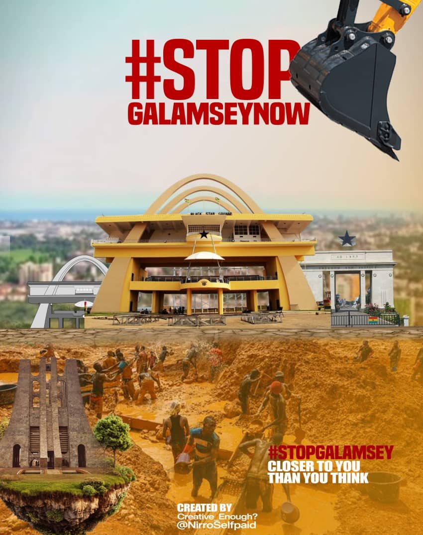 #StopGalamseyNow 

Tomorrow 

8:00am

Opposite Osu Cemetery!