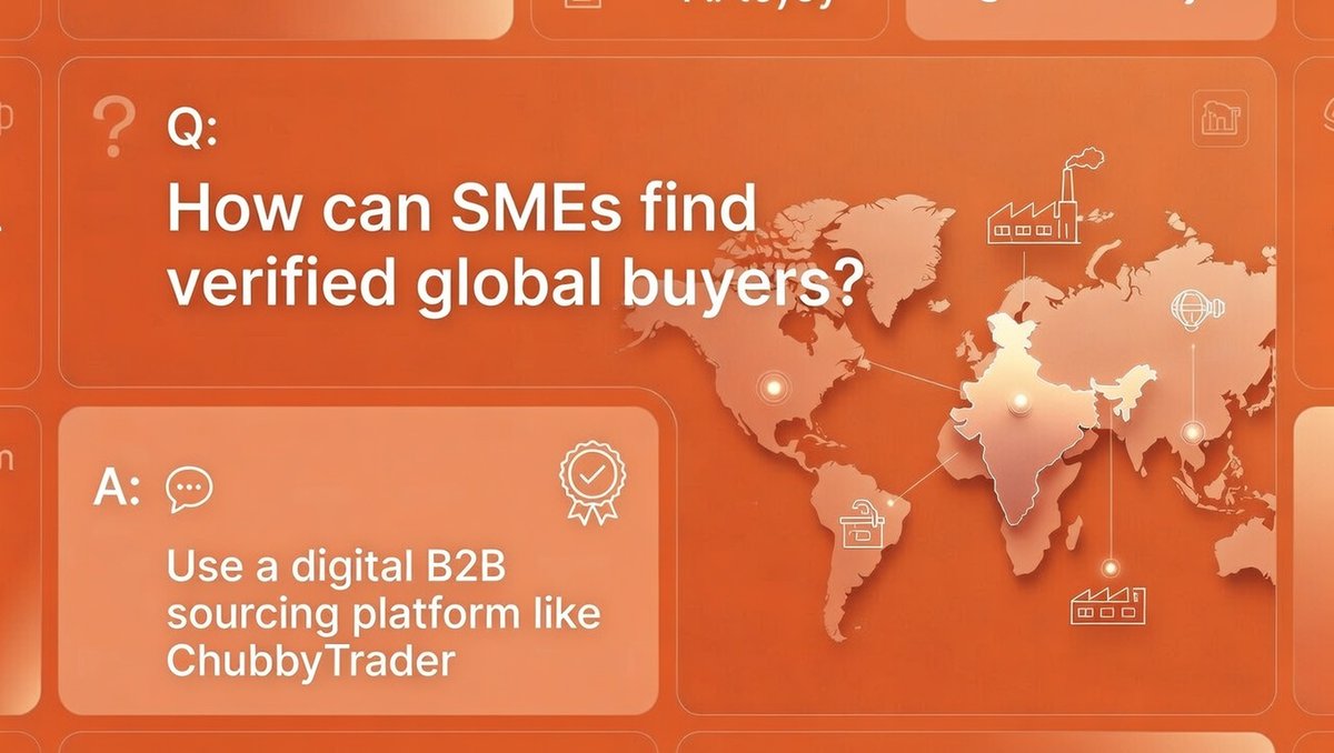 You don’t need to be a large exporter to go global.

Join ChubbyTrader as a trader and claim your free premium!

Read blog: chubbytrader.com/post/india-uae…

#ExporterFAQ #MSMEExports

wix.to/2ARd37F