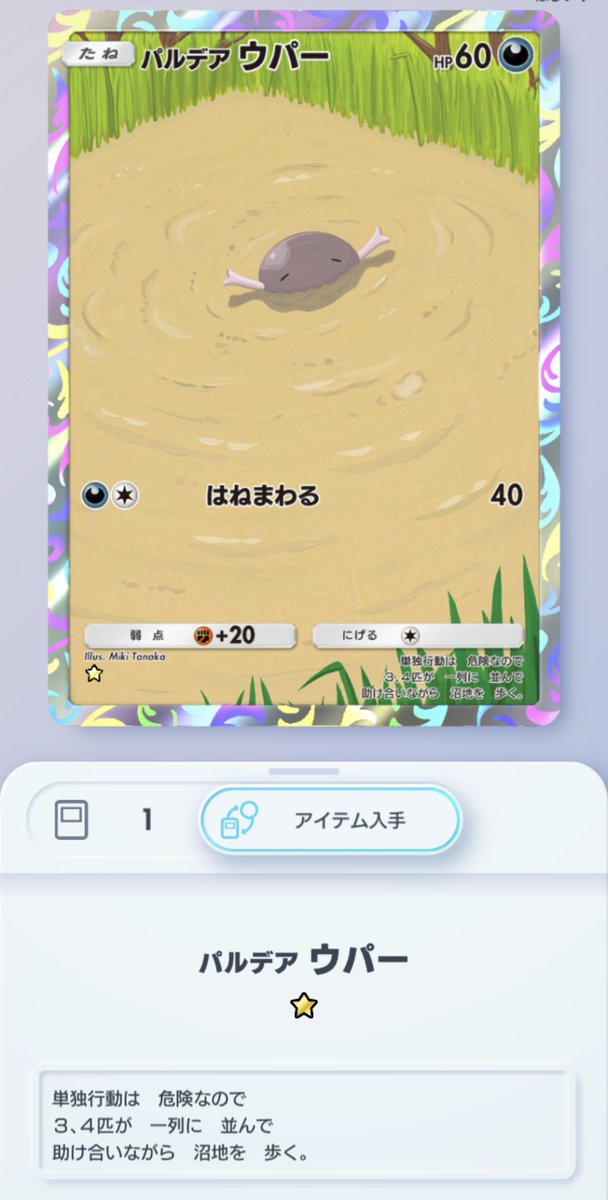 説明:単独行動は危険なので3,4匹が1列に並んで沼地を歩く
この子にも教えてあげて