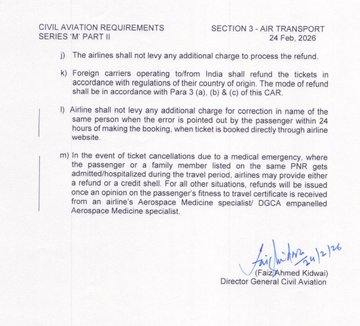 cameraman_r's tweet photo. नई दिल्ली: DGCA ने हवाई टिकट नियमों में बदलाव किया
यात्री 48 घंटे के भीतर टिकट रद्द या बदल सकेंगे
बुकिंग के 48 घंटे के अंदर टिकट रद्द कर सकेंगे
इस दौरान कोई अतिरिक्त शुल्क नहीं लिया जाएगा। #Delhi #DGCA #FlightTicketRules #TicketCancellation https://t.co/RHTYnX7hRf