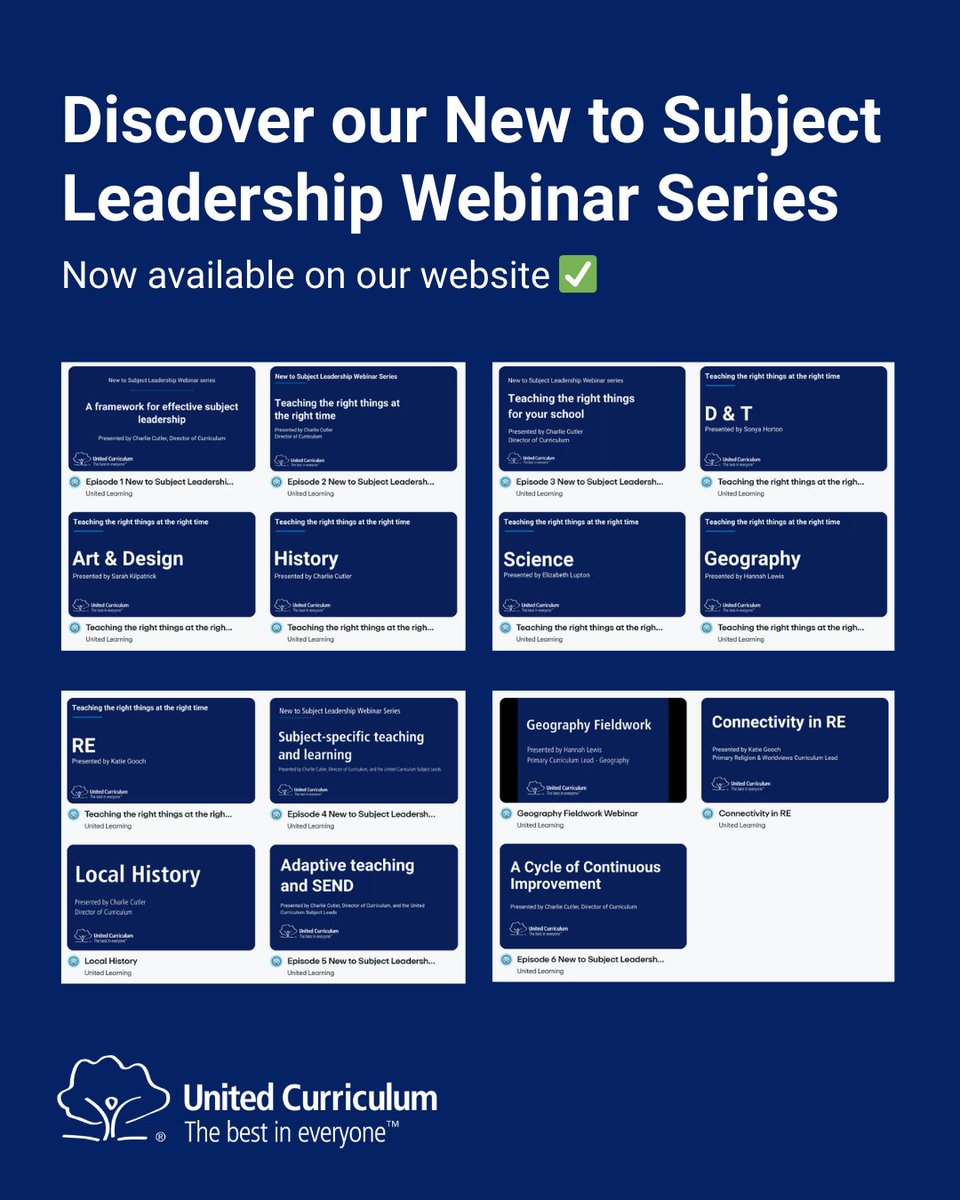 United Curriculum tweet media