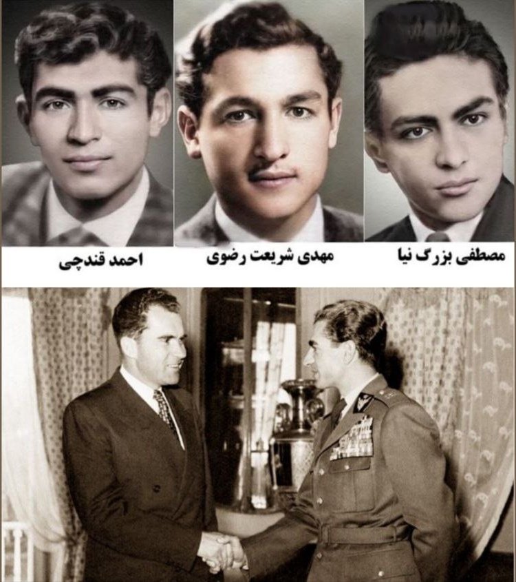 Trumpkillerr's tweet photo. بعله اینم شاهدش!
۱۶ آذر ۱۳۳۲ و چهارماه بعد از کودتای امریکایی_انگلیسی به میمنت و‌مبارکی سه دانشجوی ایرانی جلوی پای نیکسون قربانی شدند!
#مرگ_بر_پهلوی https://t.co/fUk0W0Euda