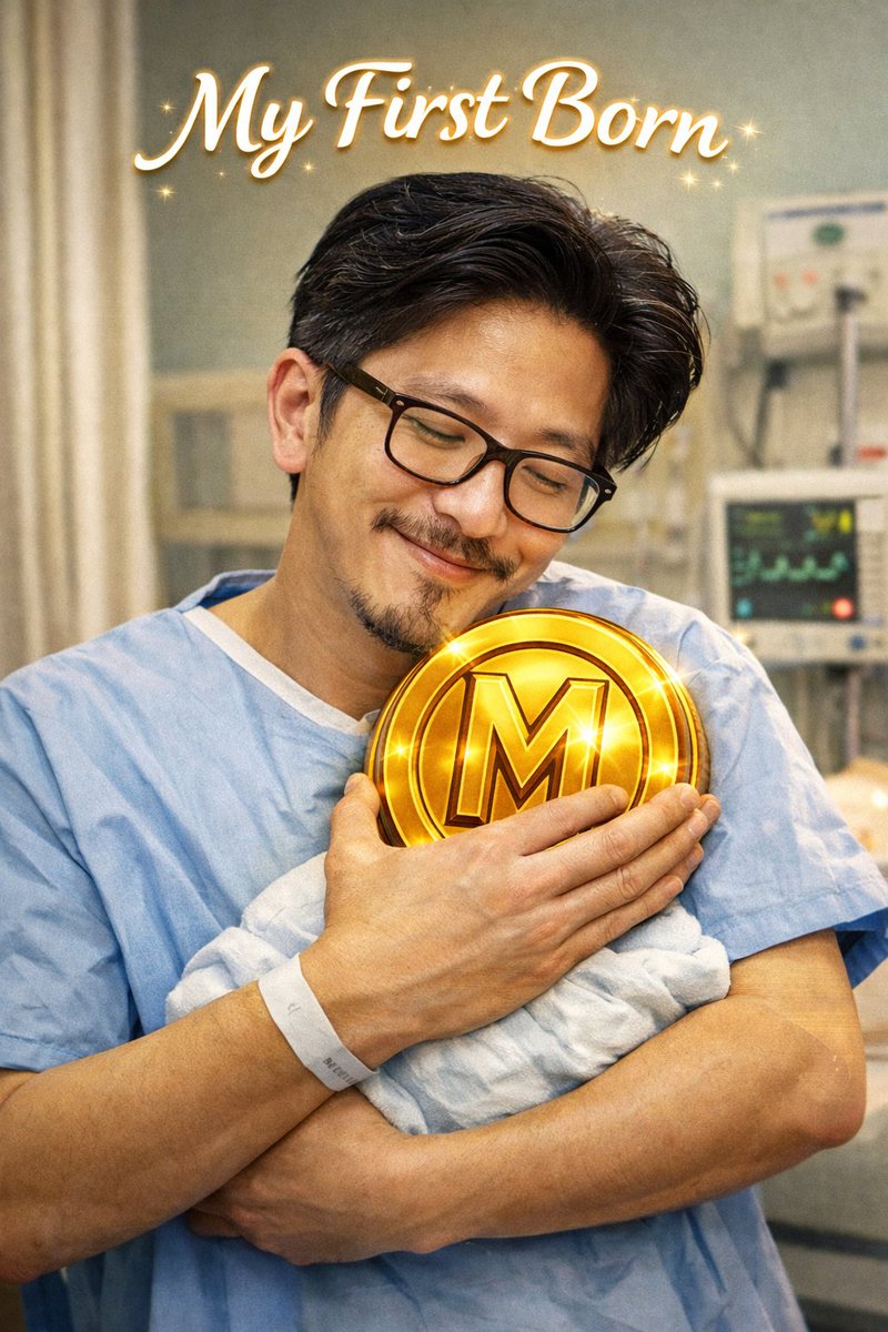 mariocoincto's tweet photo. Before the unicorn.
Before the SVG experiment.
Before the internet adopted anything…

There was his first born. 🪙💛
The first digital coin he ever held.
Not mined. Not launched.
Earned. Played. Loved.

$MARIOCOIN

But legends always remember the first. https://t.co/ffxY5BTlSL
