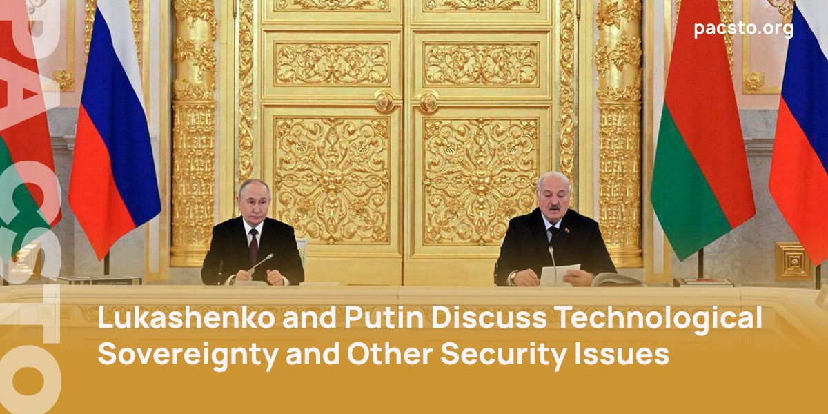 🇧🇾🇷🇺 On February 26, Aleksandr Lukashenko, President of Belarus, and Vladimir Putin, President of Russia, held talks in Moscow ahead of the meeting of the Supreme State Council of the Union State.
➡️ pacsto.org