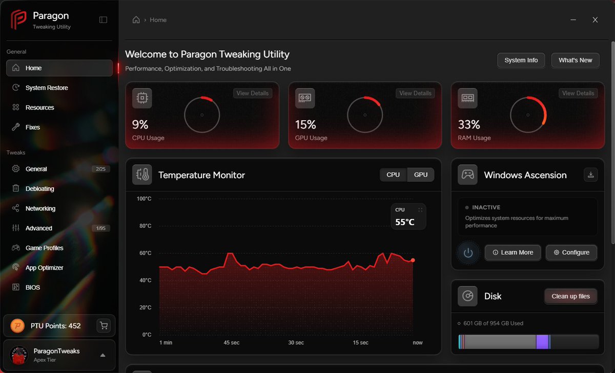 Paragon│Boost Gaming PC Performance tweet media