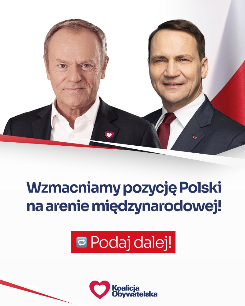 Obywatelska_KO's tweet image. To proste: pozycja Polski na arenie międzynarodowej jeszcze nigdy nie była tak silna 💪🇵🇱 

Zostaw ❤️ i podaj dalej🔁

#ExposeMSZ