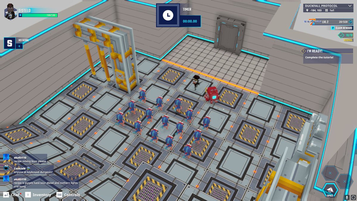 Before everything goes to quack… tutorial zone selfie secured in The Sandbox Season 7. <a href="/TheSandboxGame/">The Sandbox</a>  tsbga.me/TheSandbox #Season7