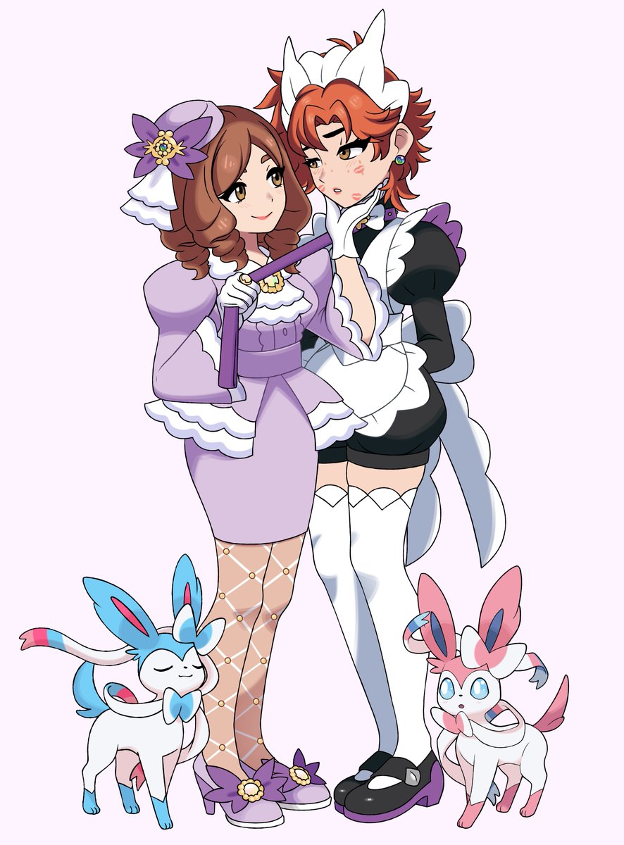 Lady Kiran and her personal maid Sylvia 💕