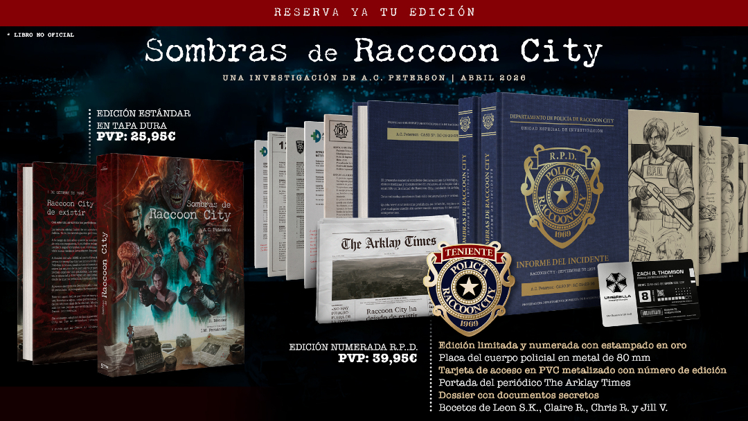 📢Nuevo Anuncio

📚La verdad sobre la caída de una ciudad no puede enterrarse para siempre

Sombras de Raccoon City ya está disponible para reservar en las tiendas de nuestro territorio en dos ediciones

Lanzamiento abril 2026

ℹ️meridiem-games.com/new_sdebug/VG2…