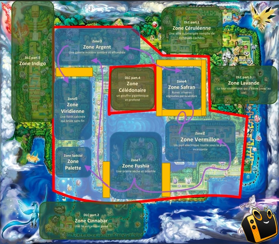 ChampLibre_'s tweet photo. Bonne nouvelle ! La taille globale de la carte de Pokopia semble s'être grandement agrandie !

Nous avons reçu un meilleur aperçu de la mini-map de Pokopia, et celle-ci est composée de 30×30 chunks. En comptant la seconde mini-carte que l'on possède en multijoueur (et sachant que 1 chunk ferait 16×16 blocs d'après les dossiers de 2023), la carte actuelle que nous possédons ferait 480×960 blocs, soit la moitié de la taille prévue à l'origine.

Or, cela n'est la taille que d'une seule zone du jeu (Zone Fuschia) semblant indiquer que la taille de la carte originale (960×960 sans DLC) soit bien en dessous de la réalité !