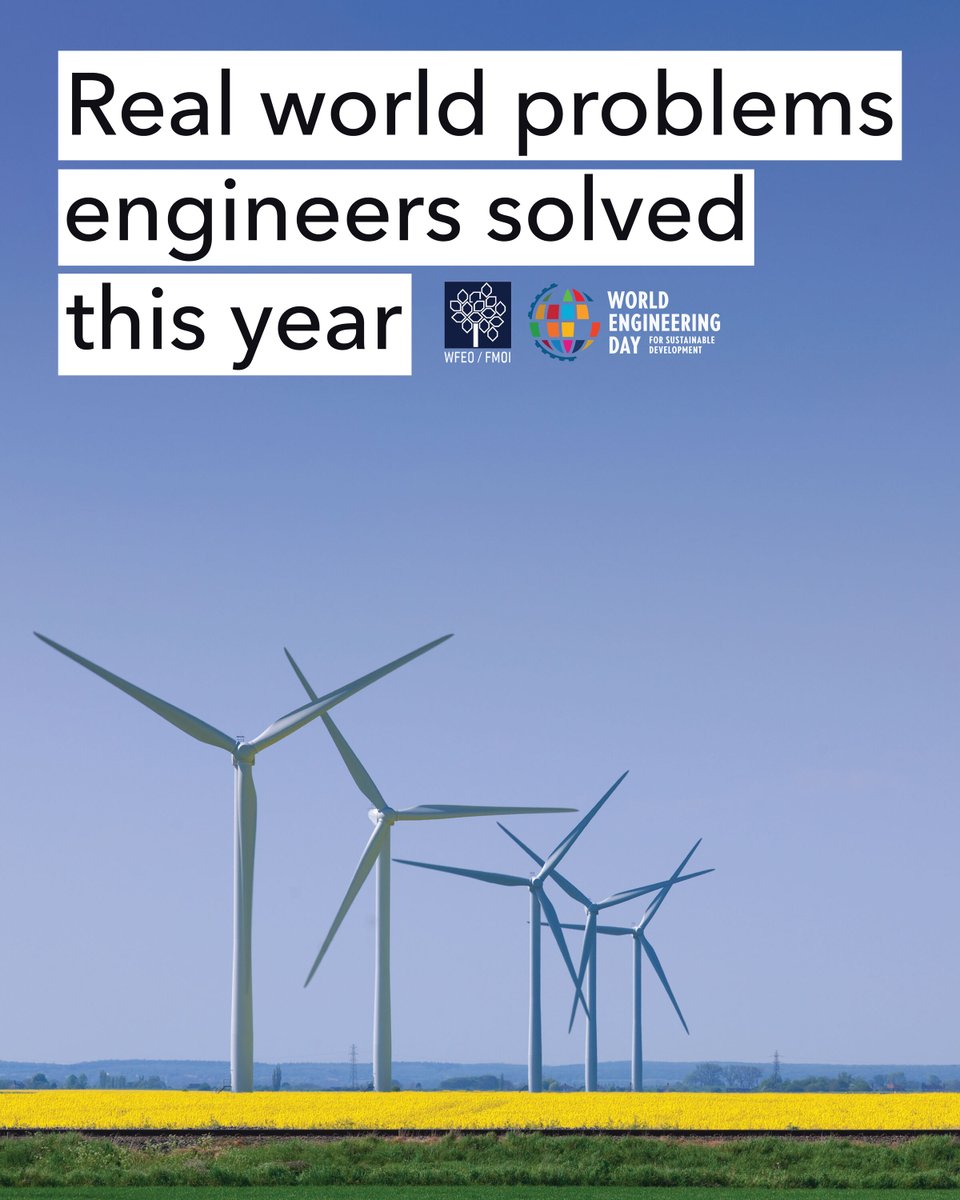 World Engineering Day for Sustainable Development tweet media