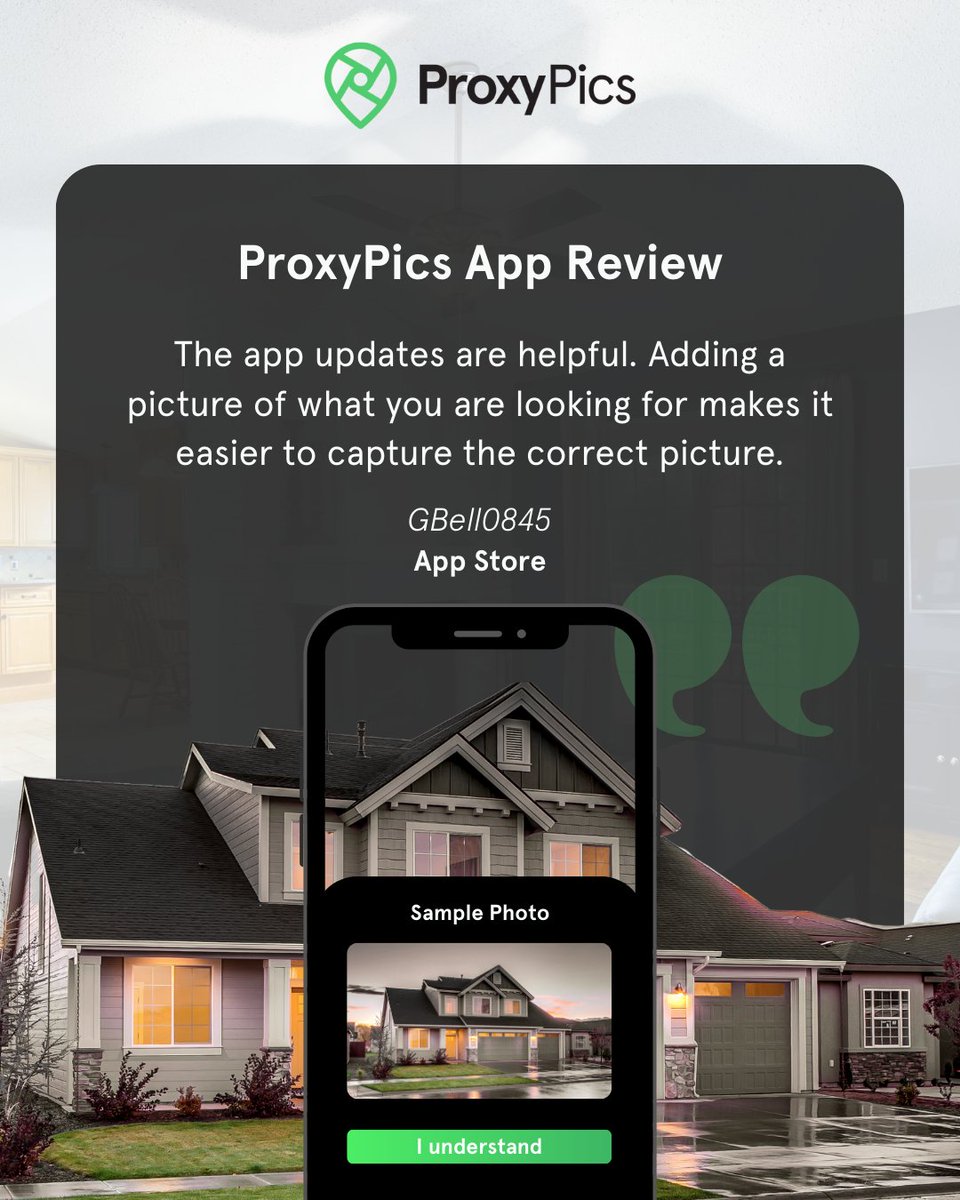 ProxyPics's tweet image. The key to consistency? Clear deliverable standards.

By embedding example images directly into assignments, the platform reduces guesswork and supports more accurate first-time submissions.

Better alignment. Better outcomes.

#ProxyPics #AppReview #SiteVisit #Residential