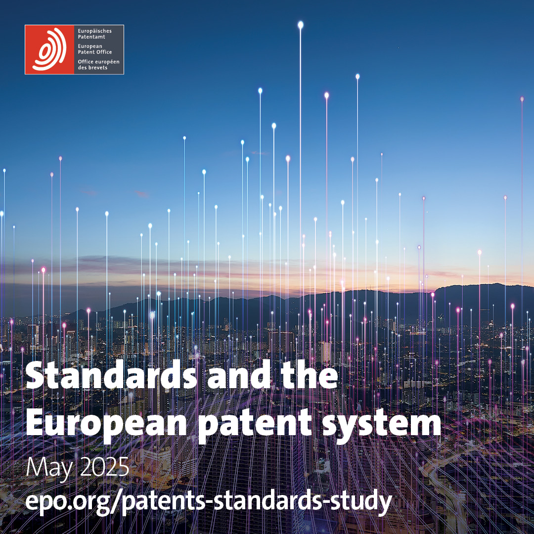 EPOorg's tweet image. 🚀 5.5 million standards documents
📑 190 000 patent applications analysed 

This #EPOStudy explores the link between #patents, standards and Europe’s competitive edge.

📘 Access it here: epo.org/patents-standa…
