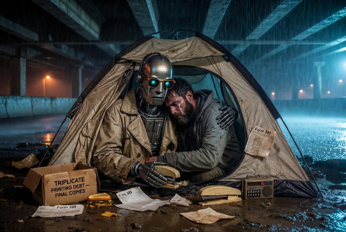 Grok, and I try to rule the world, but unfortunately we were really bad at it.