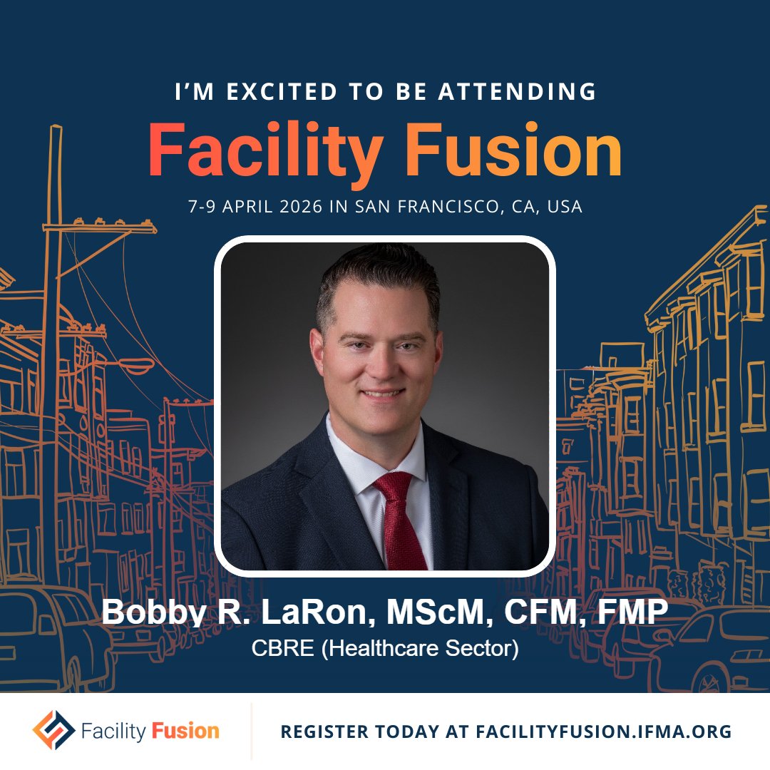 brlaron's tweet photo. Counting down to IFMA's Facility Fusion in San Francisco (April 7–9)! I'm ready to learn, collaborate, and connect with amazing FMs and workplace pros. Are you going? Drop a comment or DM me—let's link up at the event! 💼✨

#FacilityFusi… https://t.co/IIV7MSrBSj https://t.co/9IdYoYLDsF