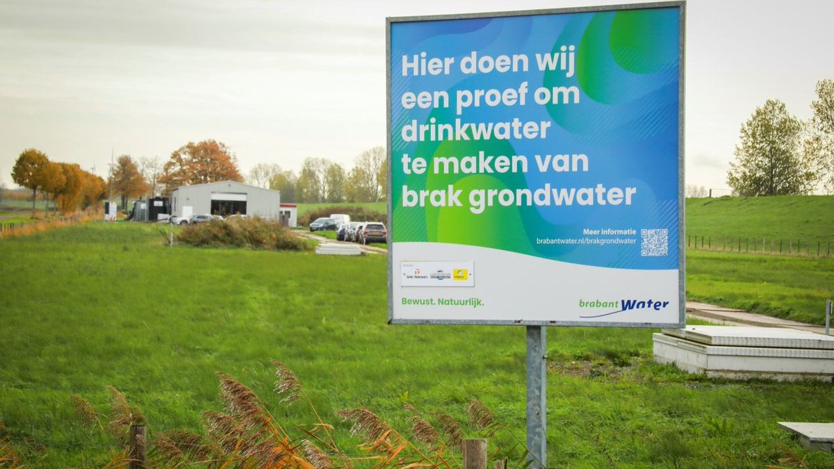 Brabant's tweet photo. Brabant kiest aanvullende drinkwaterbronnen. Provincie en drinkwaterbedrijf Brabant Water zetten in op brak grondwater en zeewater als aanvullende drinkwaterbronnen.
Lees meer: https://t.co/g20sS4AfAd https://t.co/QSeOtH4ZWv