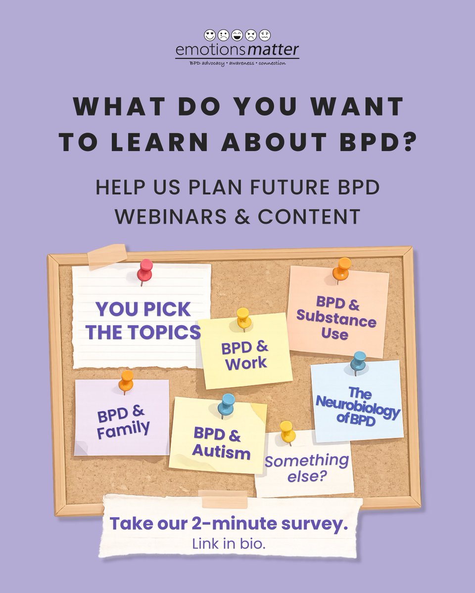 Emotions Matter BPD tweet media