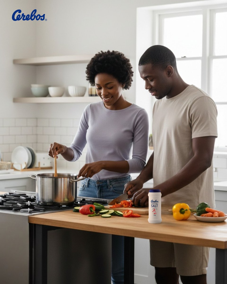 Cerebos_SA's tweet photo. Love isnโt always loud. Sometimes itโs just cooking together after a long day. ๐ง๐ฒ
#MonthOfLove #SeeHowItRuns #Cerebos #FoodAsCare https://t.co/DOUMvjXkVJ