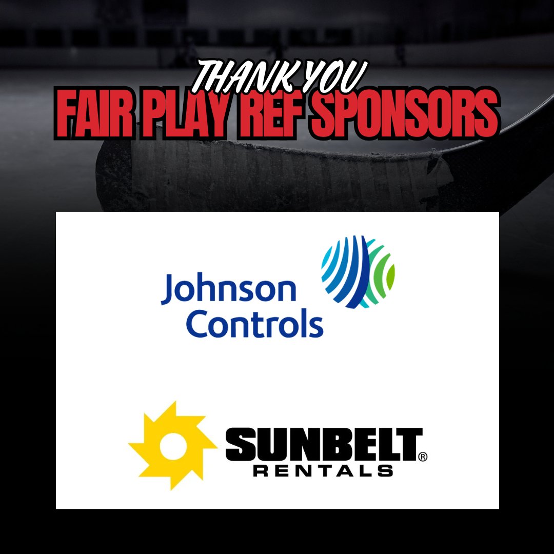 mcamanitoba's tweet photo. Thank you to our Fair Play Ref Sponsors, Johnson Controls and Sunbelt Rentals.
A special shoutout to Robert Barnsley and Jamie Campbell, provided by Sunbelt Rentals, for officiating the game.
#ECAMvsMCAM #FairPlay #HockeyRefs https://t.co/HbKCDnmzUv