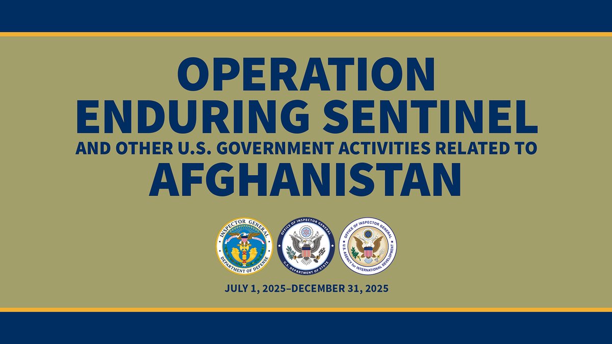 DoD Office of Inspector General tweet media