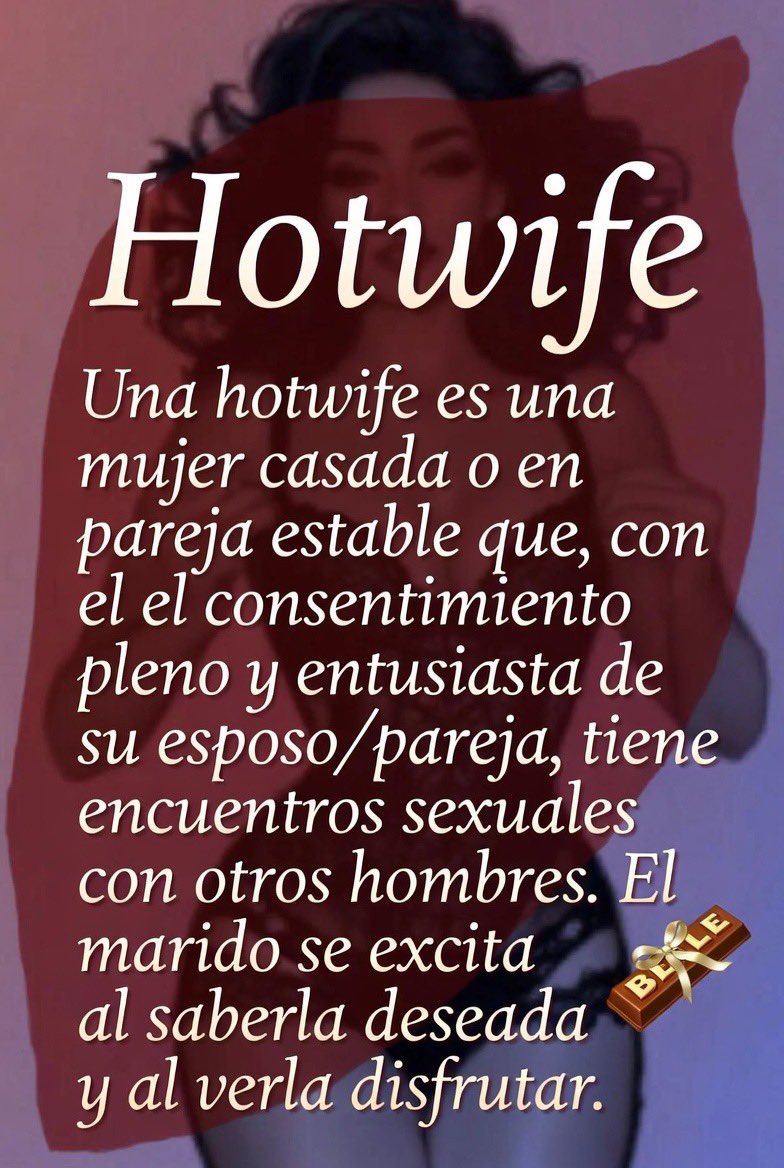 Una hotwife es una mujer con relacion la cual tiene permitido tener relaciones con otras personas. 

Cuantanos en comentarios si has conocido a alguna hotwife y como fue esa experiencia

#hotwife #Swingers