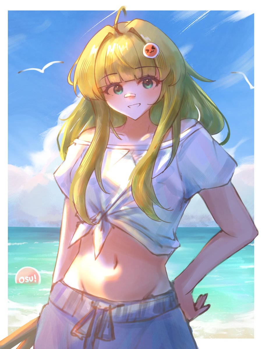 h3p0_'s tweet image. That other green mascot - Mocha💚
#osu #osugame