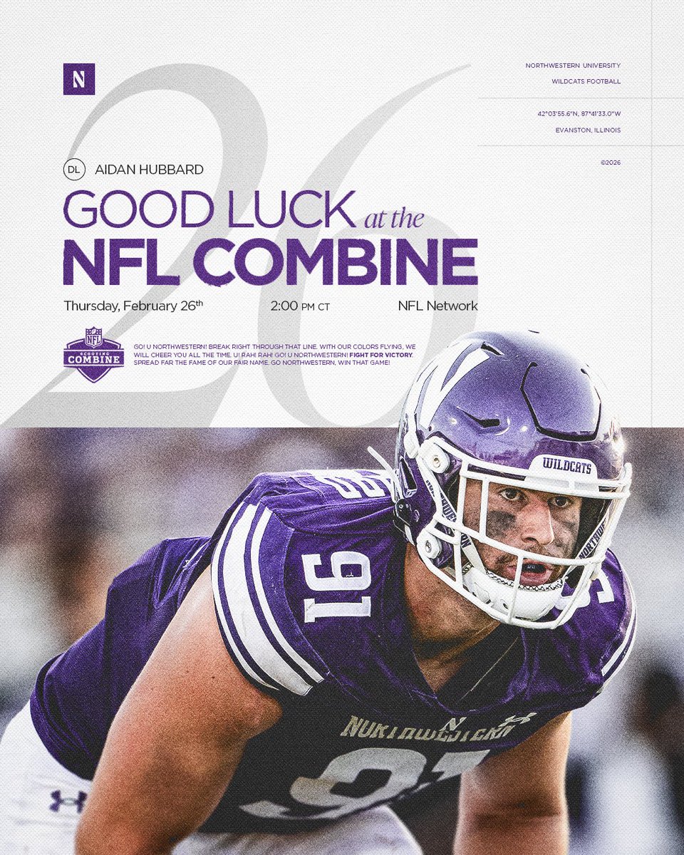 Northwestern Football tweet media