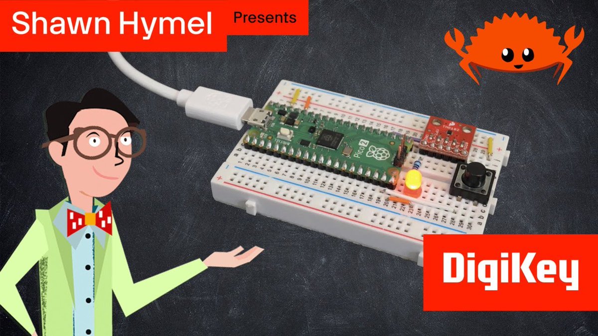 ShawnHymel's tweet image. New intro to embedded #Rust video is out! I go over generics and traits, which are super important when creating programs or working in something like #embassy. Check it out:

Link in replies

#embedded #programming #microcontroller #RaspberryPiPico