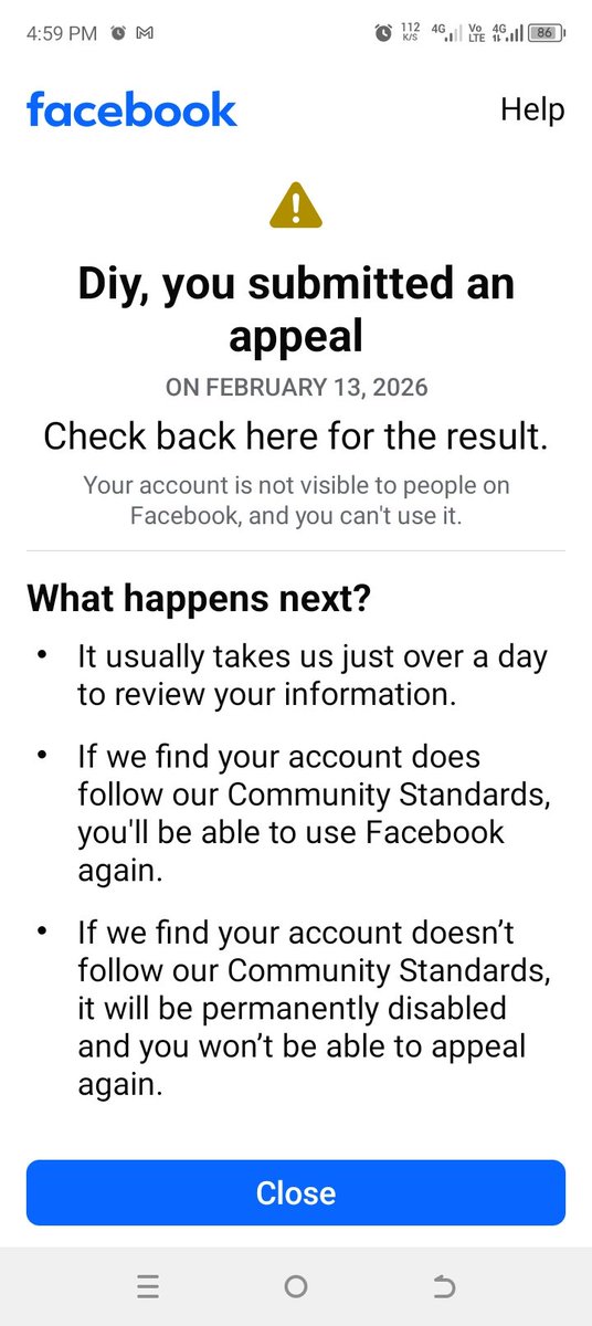 mrcillion's tweet photo. @facebook I thought it would take just 48hrs to check submitted document and verify it. It's been two weeks now..
Here's my email if something can still be done...
cilliondalion@gmail.com https://t.co/RPjDoNusAl