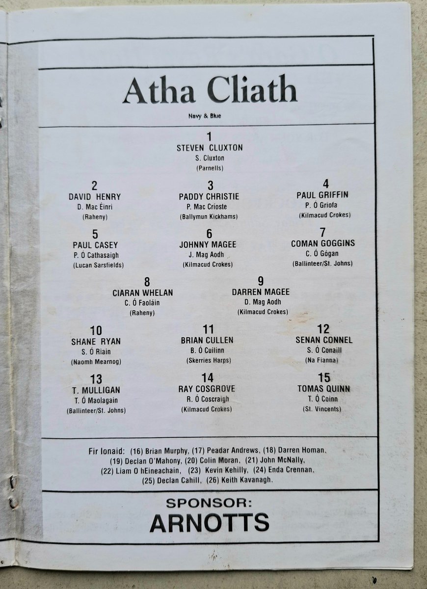 Dublin GAA Programme Collector tweet media