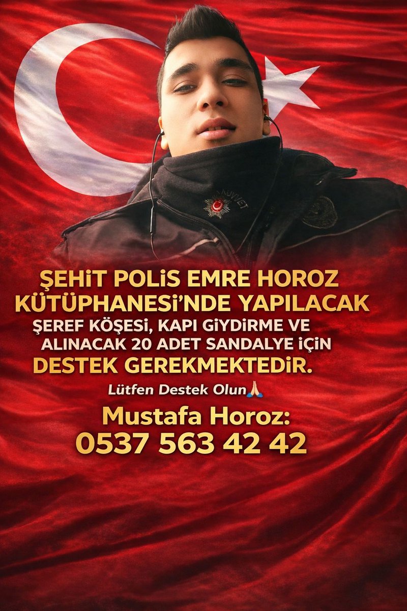 Sadece 20 sandalye ihtiyacımız var destek olmak isteyen dostlar bana ulaşabilir