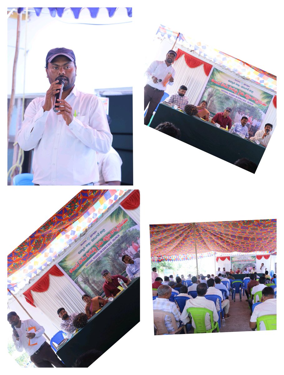 rakeshcherala3's tweet photo. Today conducted Training program on Oilpalm cultivation at Waradhanpet mandal @Collector_WGL @TummalaOfficial
 #NMEO OP# https://t.co/FLHmF67E73