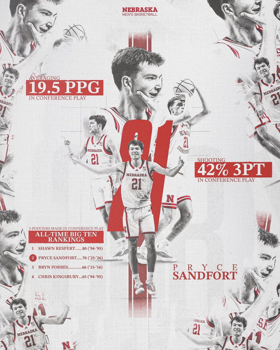 HuskerMBB's tweet photo. In a league of his own. https://t.co/l9n6B9KTyS