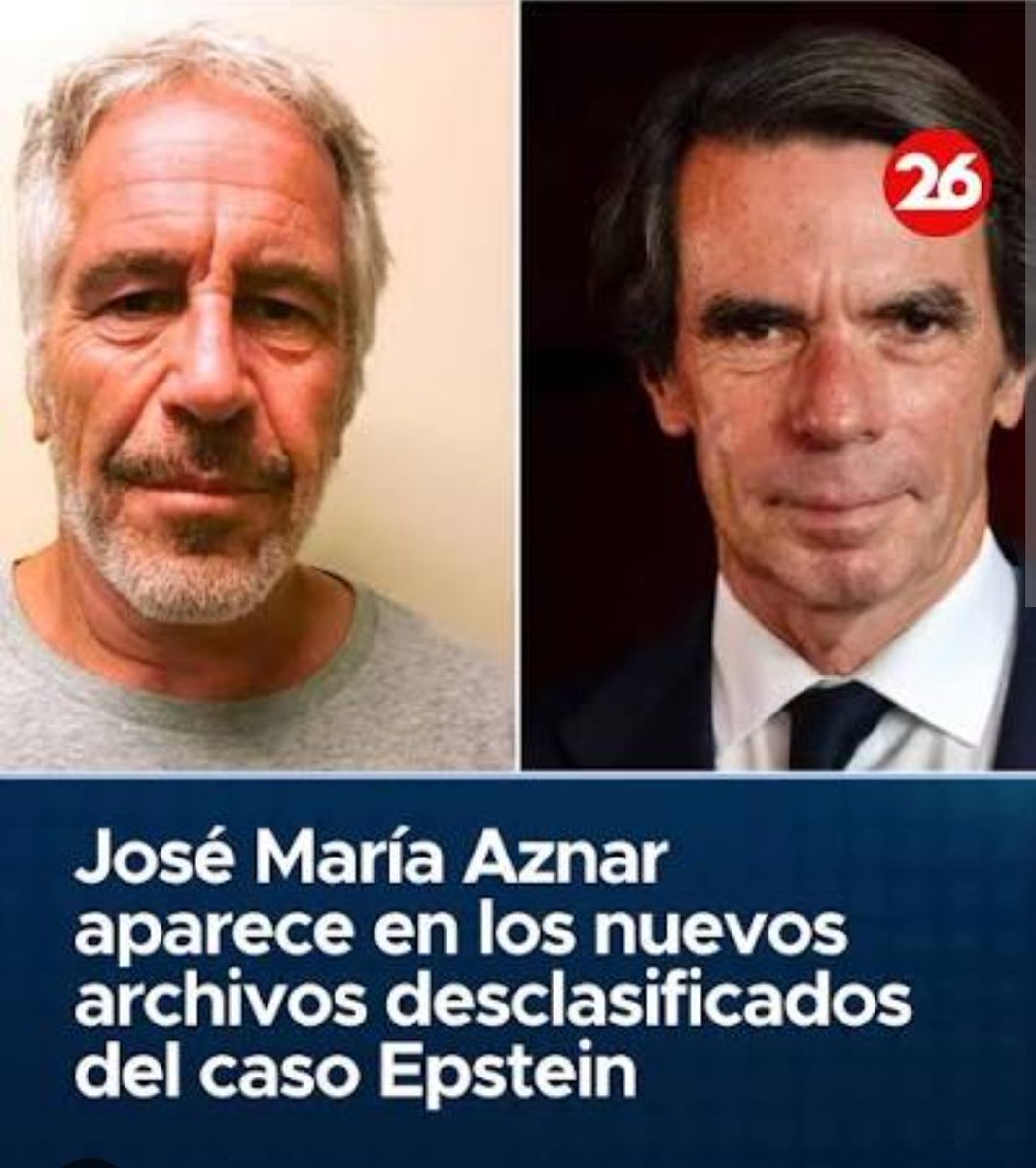 Una vez que ya ha pasado lo de los Therian, el monito, que Tejero haya abandonado el grupo y que todos podemos tener acceso a los archivos del 23-F, no nos olvidemos que Aznar aparece en los papeles de Epstein... 
👇🏼