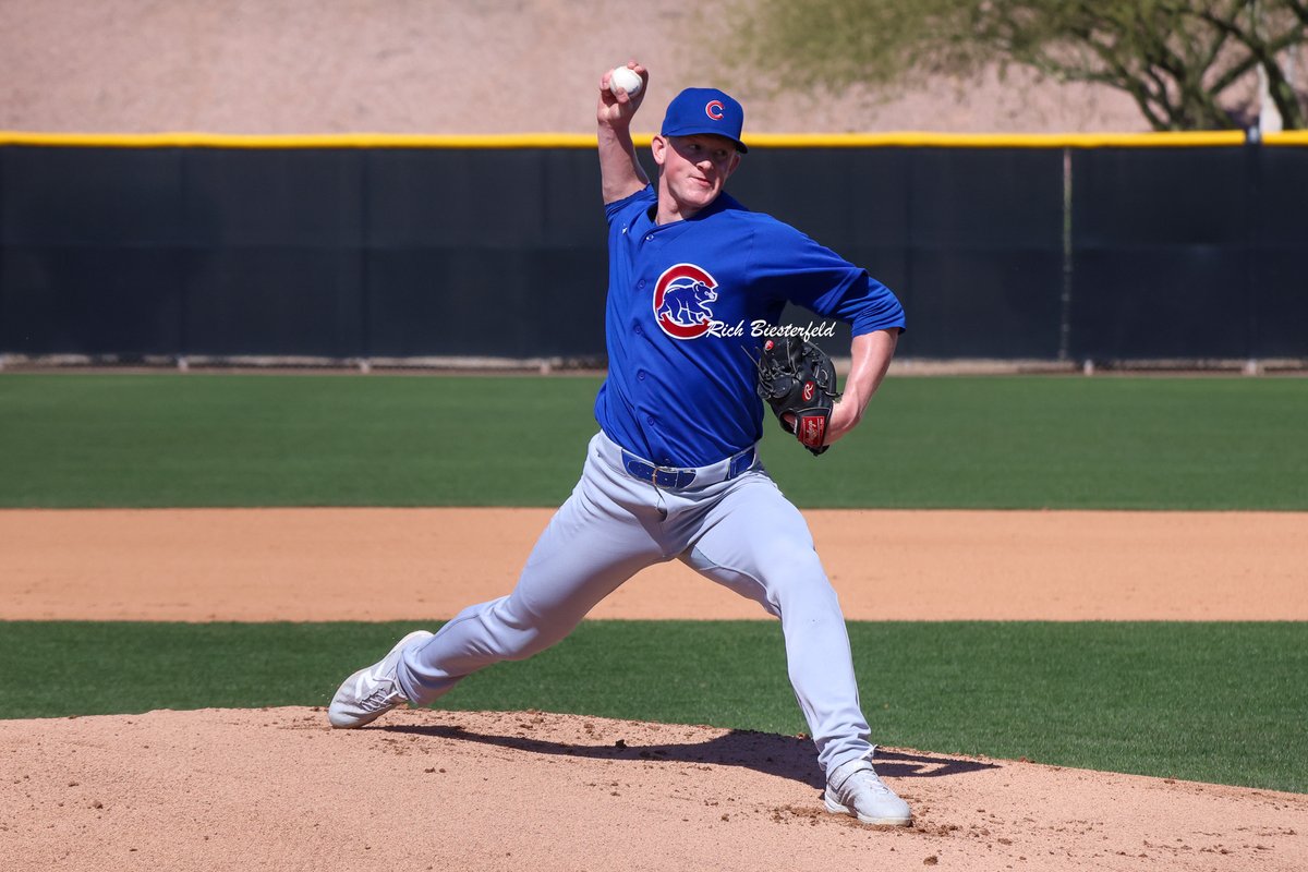 biest22's tweet photo. Pitcher @SamThoresen on the bump for some live BP action. #Cubs #ST2026 https://t.co/jQ07waOfEQ
