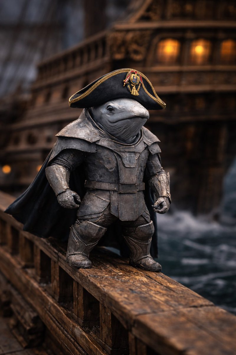 @iwillfuckarishi Fluffy $WhiteWhale toy masters the seas